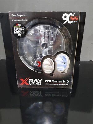 DL2202HID Driving Light Clear Lens Pencil 220 Series 90W HID Black Xray Vision - Image 1 of 4