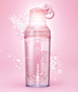 Vaso botella de agua LED Starbucks Korea 2018 flor de cerezo 473 ml + seguimiento - Imagen 1 de 6
