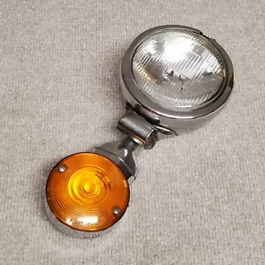 Conjunto de luz antiniebla y señal de giro Harley Davidson con soporte personalizado - Imagen 1 de 13
