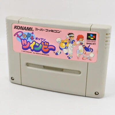Super Famicom POP'N TWINBEE Twin Bee Cartridge Only Nintendo sfc - Image 1 of 2