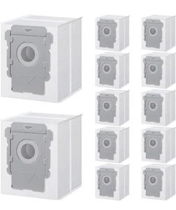 12 Pack Vacuum Bags, i3+, i4+, i6+, i7, i7+(7550) j7, j7+i8+, s9+ iRobot Bags - Picture 1 of 6