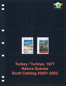 1/2 off $8.00 Scott Value - 1977 TURKEY TURKIYE Beach Mountain CV MNH NH UMM - Picture 1 of 4