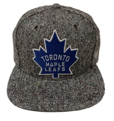 Zephyr NHL Toronto Maple Leafs RARE "Tweed" 5 Panel Flat Bill Strap-back Hat NWT - Image 1 of 4