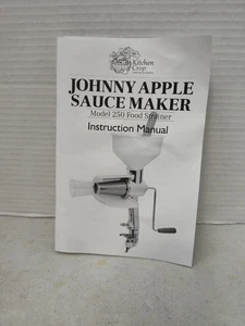 Saucière Johnny Apple, saucière tomate, passoire alimentaire REMPLACER manuel uniquement - Photo 1/2