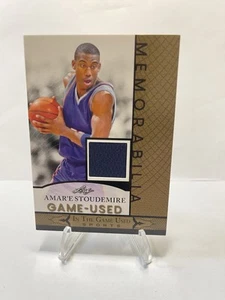 AMARE STOUDEMIRE - 2024 foglia nel gioco usato cimeli sportivi - Gold GUM-3 - Foto 1 di 2