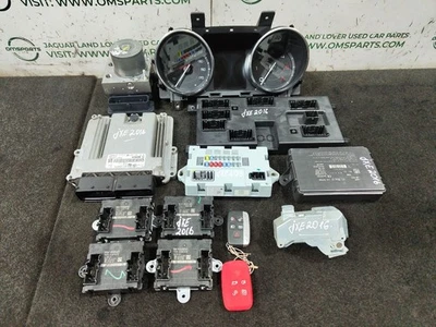 JAGUAR XE X760 2.0 DIESEL AUTOMATIC ENGINE ECU KIT GX73-12C520-FAF - Image 1 of 4