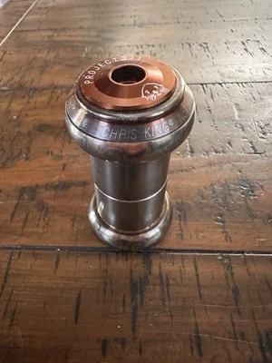  罕见 Chris King Steelset 1-1/8 英寸无螺纹耳麦  — 第 1/4 张图片