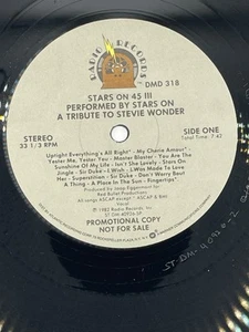 Stars on 45 Get Ready III - A Tribute To Stevie Wonder - 1982 DMD 318 - 12’ Single - Bild 1 von 6