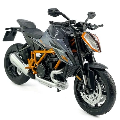Modelo de motocicleta KTM 1290 Super Duke R 2022 escala 1/12 diecast vehículo de juguete gris Foto 1 de 4
