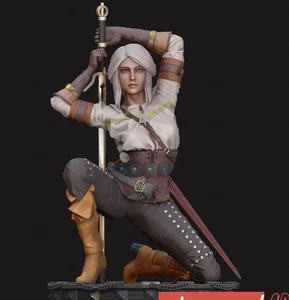 1/8 1/6 Ciri Figure 3 Version Unpainted Unassembled 3D Print Model Kit - Picture 1 of 4