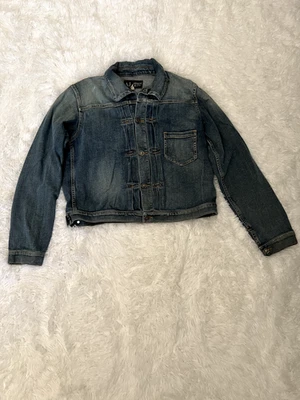 Women’s Vintage Armani Jeans Graphic Jean Jacket Size 8 - Image 1 of 3