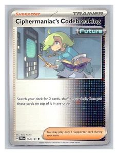 Pokémon TCG Ciphermaniac's Codebreaking 104/131 Prismatic Evolutions Normal NM - Picture 1 of 2