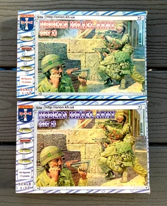 ORION FIGURES 1/72 BOXES OF MODERN ISRAELI SOLDIERS 48 FIGURES EA BOX SETS 1 & 2 - Picture 1 of 17