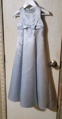 Vestido de niña formal/flor talla 4 NIÑAS hecho en *EE. UU.* por UNION of Needletrades Foto 1 de 4