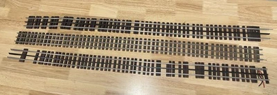O Gauge Straight Wood Tie Steel Three Rail Track 36" Lot of 3 - Image 1 of 4