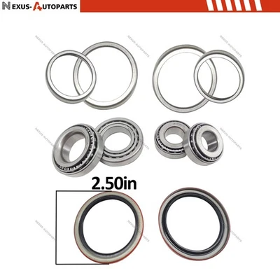 6Pcs Front Wheel Bearing&Race&Seal Kit For Chevrolet Blazer S10 GMC Sonoma RWD - Image 1 of 4