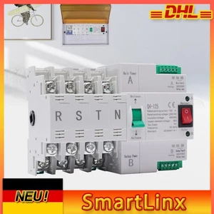 Dual Netzteil 100A 4P Automatischer Umschalter Leistungschalter Transferschalter - Bild 1 von 14