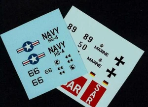 DINKY 724/736 SEA KING HELIKOPTERTRANSFERS/AUFKLEBER - Bild 1 von 3