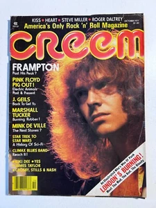 CREEM MAGAZIN OKTOBER 1977 PETER FRAMPTON SEX PISTOLS LONDON PUNK KISS - Bild 1 von 10
