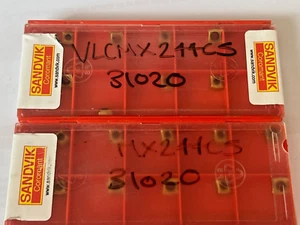 LCMX020204C-53 1020 SANDVIK LCMX CARBIDE U DRILL DRILLING INSERTS x 20 off  P333 - Picture 1 of 2