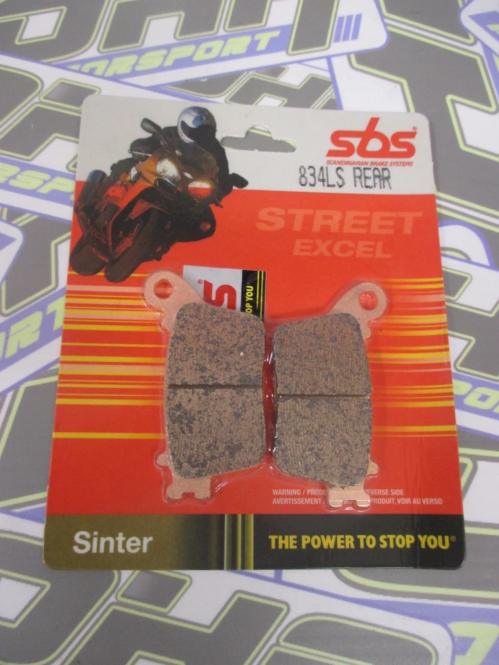 Pastillas de freno traseras SBS Street Excel Sinter HH para Honda CBR600RR CBR600 2007-2017 Foto 1 de 1