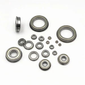 4pcs Flange Deep Groove Ball Bearing F6700ZZ F6701ZZ F6702ZZ 2Z Metal Shielded - Picture 1 of 6
