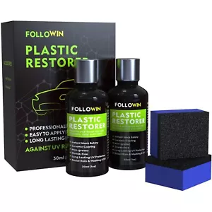 Plastic Restorer For Cars Plastic Coating Exterior Black Trim Restorer Ceramic C - Picture 1 of 6