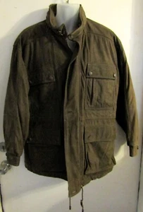 Men's Timberland Leather Gear Tenon Leather Field Jacket Brown Size Small - Picture 1 of 11
