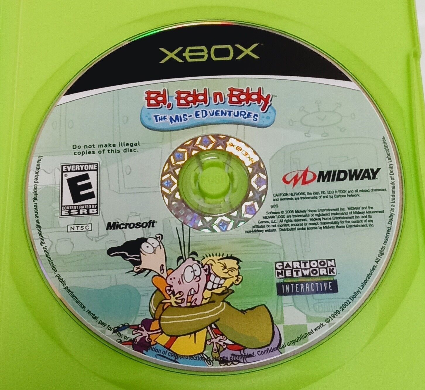 Ed, Edd n Eddy: The Mis-Edventures (Microsoft Xbox, 2005) DISC ONLY