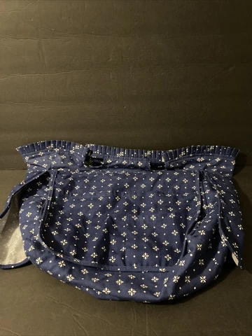 LONGABERGER BASKET LINER, HERITAGE BLUE HUGE W/POCKETS ON ALL 4 SIDES Cover