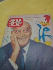 PAJARO LOCO WALTER LANTS RARE Cover 1975 TV GUIDE MEXICAN EDITION MADE AT MEXICO - Foto 1 di 6