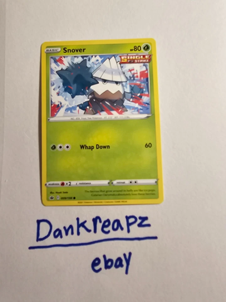 Snover 009/198 Swsh06: Sword & Shield - Chilling Reign Regular - Image 1 of 2