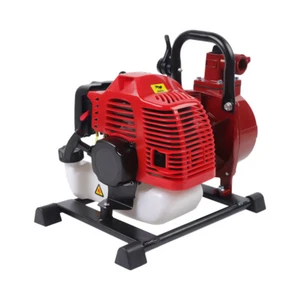 2 Takt 2 PS Motorpumpe Benzin Teichpumpe Benzin Wasserpumpe 42,5 ccm Gartenpumpe - Bild 1 von 6