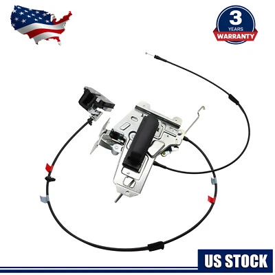 Sliding Door Latch Assembly With Cable Right For Ford E150 E250 E350 1992-2019 - Image 1 of 4