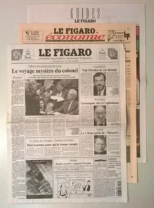 LE FIGARO du 29 avril 1999 - Yougoslavie / LE CLEZIO / Supplément Horlogerie - Bild 1 von 12