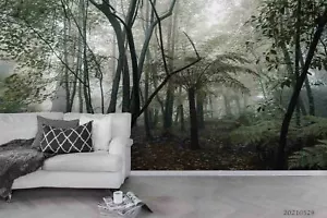 3D Nature Forest Green Trees Wallpaper Wall Murals Removable Wallpaper 597 - Picture 1 of 3
