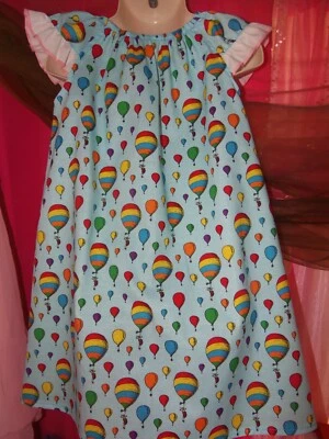 Girls Dr. Seuss “Oh the Places You’ll Go”  Dress - Blue  Size 2t,3t,4T and 5t  - Image 1 of 2