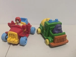 Vintage Set Of Two Mcdonald's Ronald Mcdonald Collectible Toy Cars - Picture 1 of 13