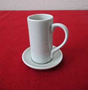 VTG Porcelain Mini Cup & Saucer Doll White 2.25" cup & 2.25" Dia Saucer AZ47 - Picture 1 of 8