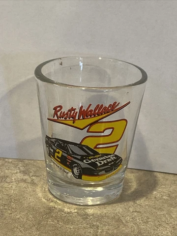 Rusty Wallace Miller Genuine Draft Shot Glass Cover