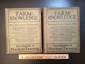 Farm Knowledge E.L.D. Seymour Revised Ed. 1922 Edition 2-Volume Set Hardcover - Bild 1 von 24
