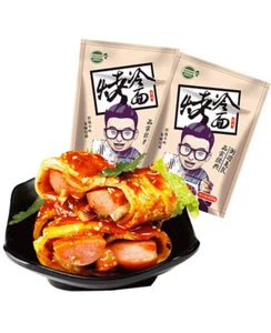 Fideos fríos horneados Ao Si Tuo Ma 600 g x 2 bolsas con salsa 600 g x 2 - Imagen 1 de 3