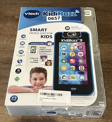 VTech KidiBuzz 3 Purple Smart Device KidiCom Chat Close-Up Lens Purple 4+ NIB - Image 1 of 4