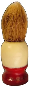 Vintage Shave Brush Ever Ready 100 USA Red and White Is Branded - Picture 1 of 10