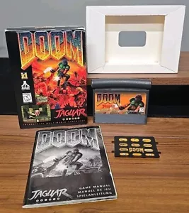 Atari Jaguar - Doom - Complete w/ Manual and Overlay - Tested - Working - Picture 1 of 13