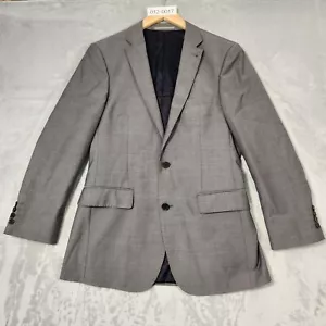 SABA Collins GREY Formal Men’s WOOL Button-Down Blazer Size 38 - Foto 1 di 12