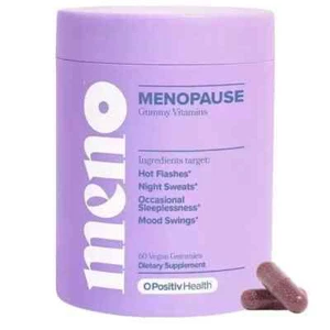 Meno Menopausia Vitaminas Gomosas 60 Gomitas Veganas Suplemento Dietético - Imagen 1 de 4
