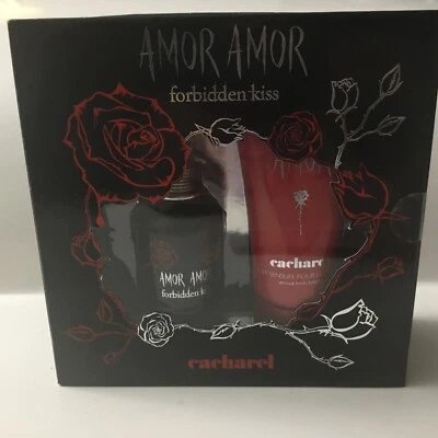 Cacharel Amor Amor Forbidden Kiss Eau De Toilette Spray 2-Pc Gift Set New - Image 1 of 4
