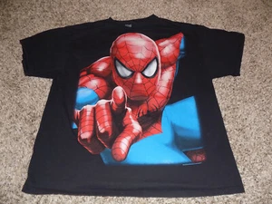 T-Shirt Spider-Man Big Logo (2XL) Marca Gigante Vintage 2009 Marvel Comics - Foto 1 di 4