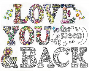 Kit de bordado ~ Design Works Zenbroidery ""To the Moon"" 14"" x 18"" #DW4042 - Imagen 1 de 3